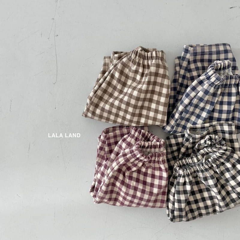 LALALAND - Korean Children Fashion - #Kfashion4kids - Bebe Check Pants - 3