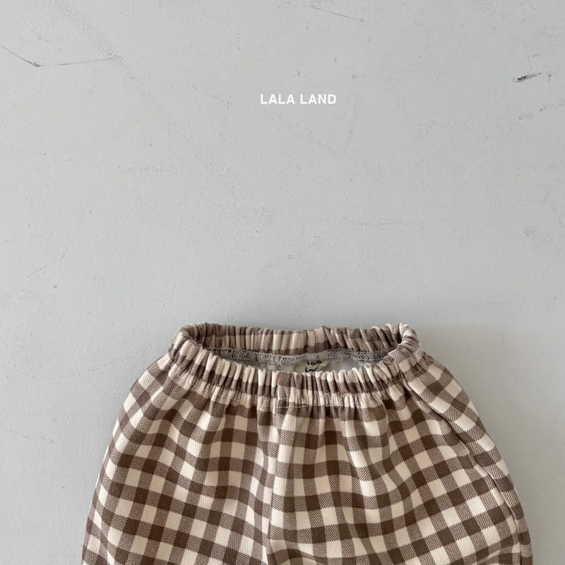 LALALAND - Korean Children Fashion - #Kfashion4kids - Bebe Check Pants - 6