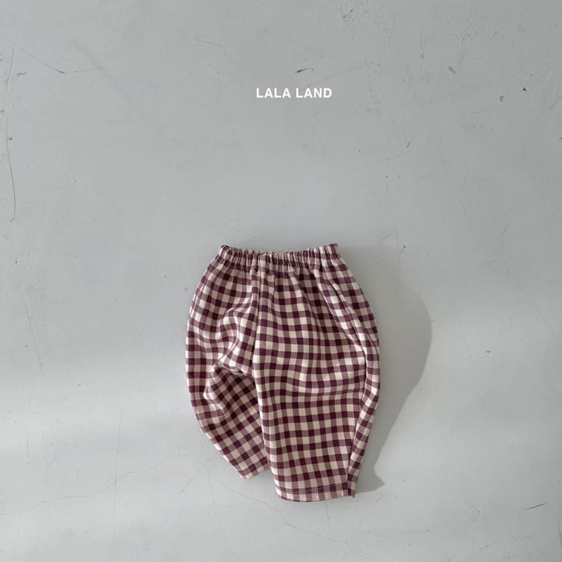 LALALAND - Korean Children Fashion - #Kfashion4kids - Bebe Check Pants - 8
