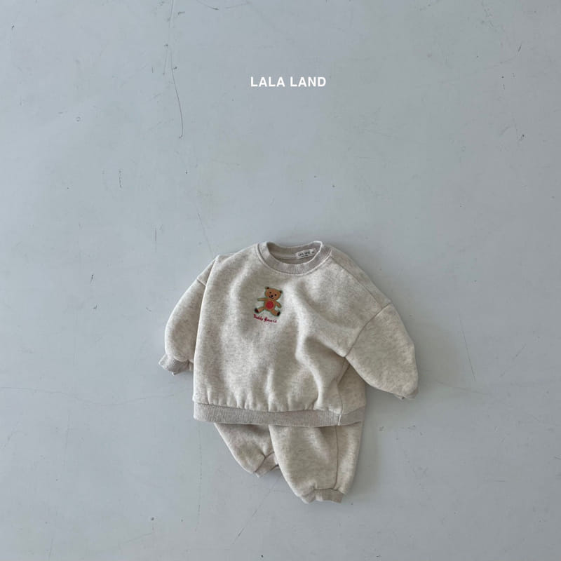 LALALAND - Korean Children Fashion - #Kfashion4kids - Bebe Mini Bear Top Bottom Set - 2
