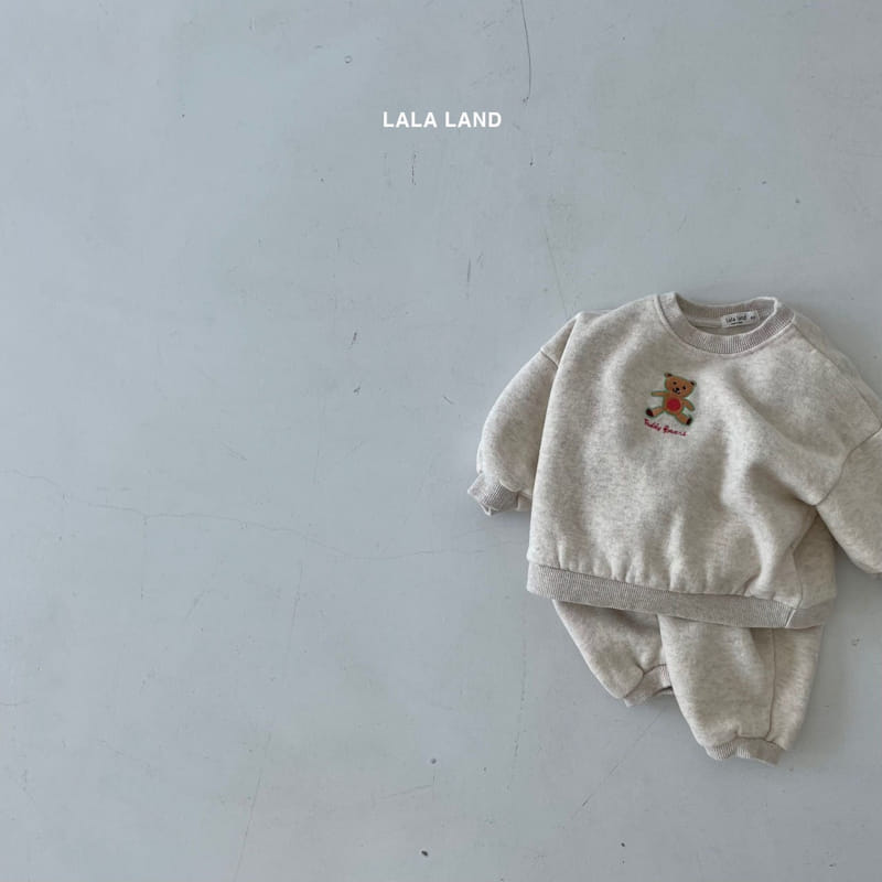 LALALAND - Korean Children Fashion - #Kfashion4kids - Bebe Mini Bear Top Bottom Set - 3