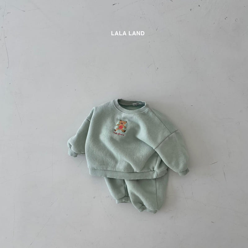 LALALAND - Korean Children Fashion - #Kfashion4kids - Bebe Mini Bear Top Bottom Set - 4