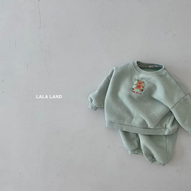 LALALAND - Korean Children Fashion - #Kfashion4kids - Bebe Mini Bear Top Bottom Set - 5