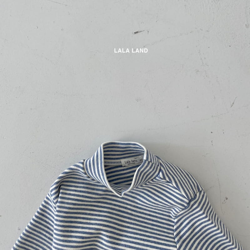 LALALAND - Korean Children Fashion - #Kfashion4kids - Bebe Stripes Half Turtleneck - 10
