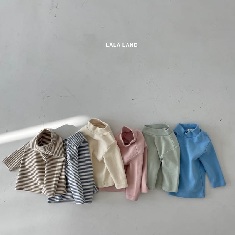 LALALAND - Korean Children Fashion - #Kfashion4kids - Bebe Stripes Half Turtleneck - 11