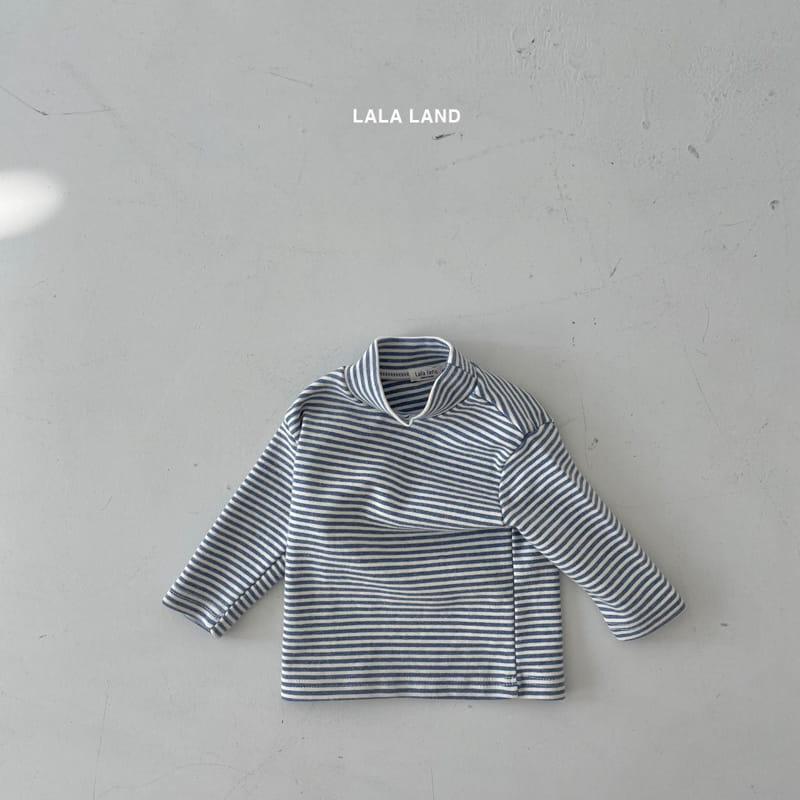 LALALAND - Korean Children Fashion - #Kfashion4kids - Bebe Stripes Half Turtleneck - 7