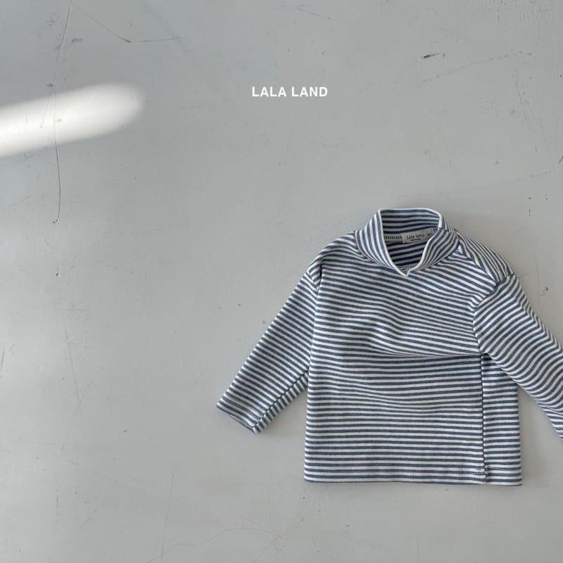 LALALAND - Korean Children Fashion - #Kfashion4kids - Bebe Stripes Half Turtleneck - 8
