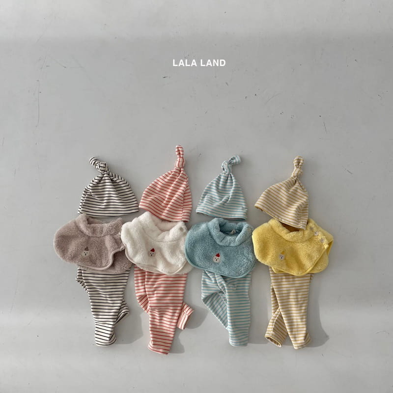 LALALAND - Korean Children Fashion - #Kfashion4kids - Bebe Ggomang Leggings Hat Set - 7
