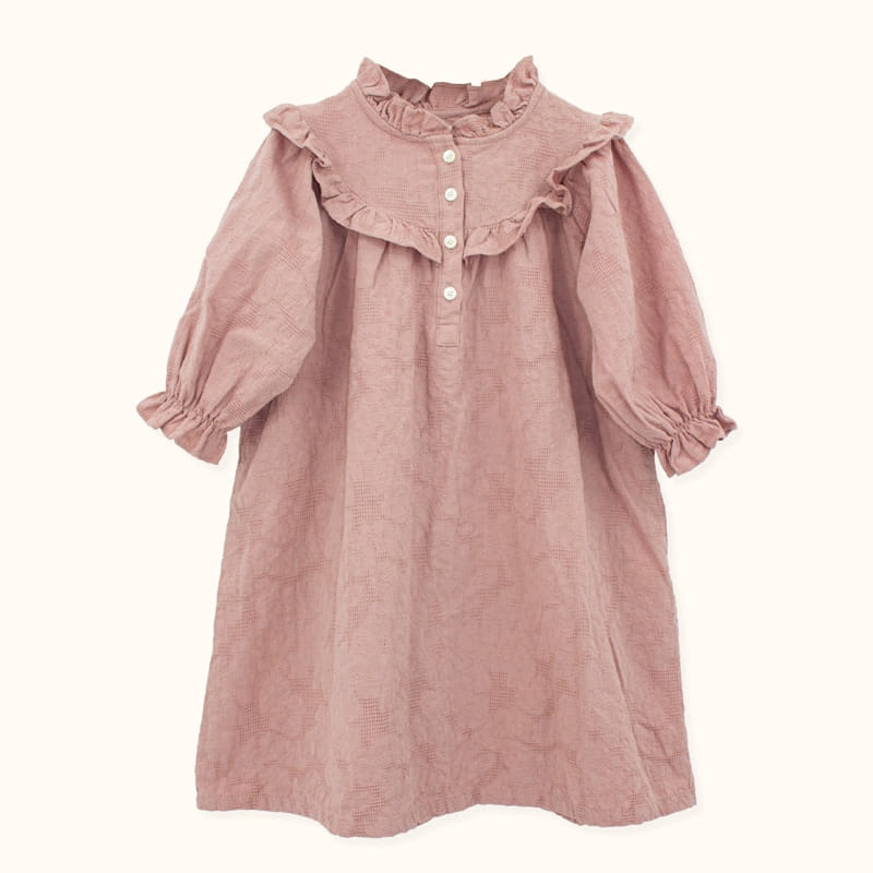 LE BEV - Korean Children Fashion - #Kfashion4kids - Rose One One-piece - 2
