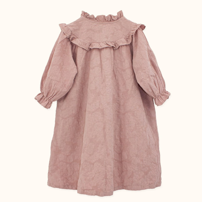 LE BEV - Korean Children Fashion - #Kfashion4kids - Rose One One-piece - 3