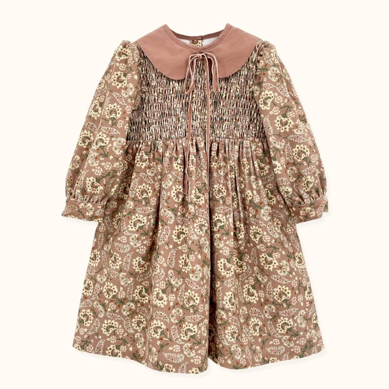 LE BEV - Korean Children Fashion - #Kfashion4kids - Camellias One-piece