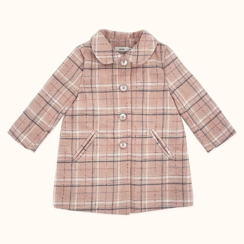 LE BEV - Korean Children Fashion - #Kfashion4kids - Day Check Coat
