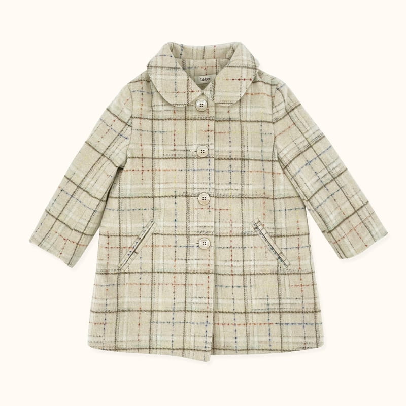 LE BEV - Korean Children Fashion - #Kfashion4kids - Day Check Coat - 3
