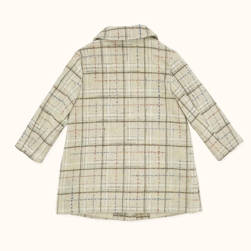 LE BEV - Korean Children Fashion - #Kfashion4kids - Day Check Coat - 4
