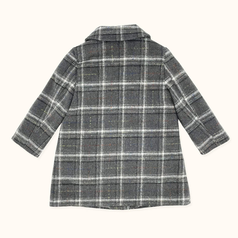 LE BEV - Korean Children Fashion - #Kfashion4kids - Day Check Coat - 6