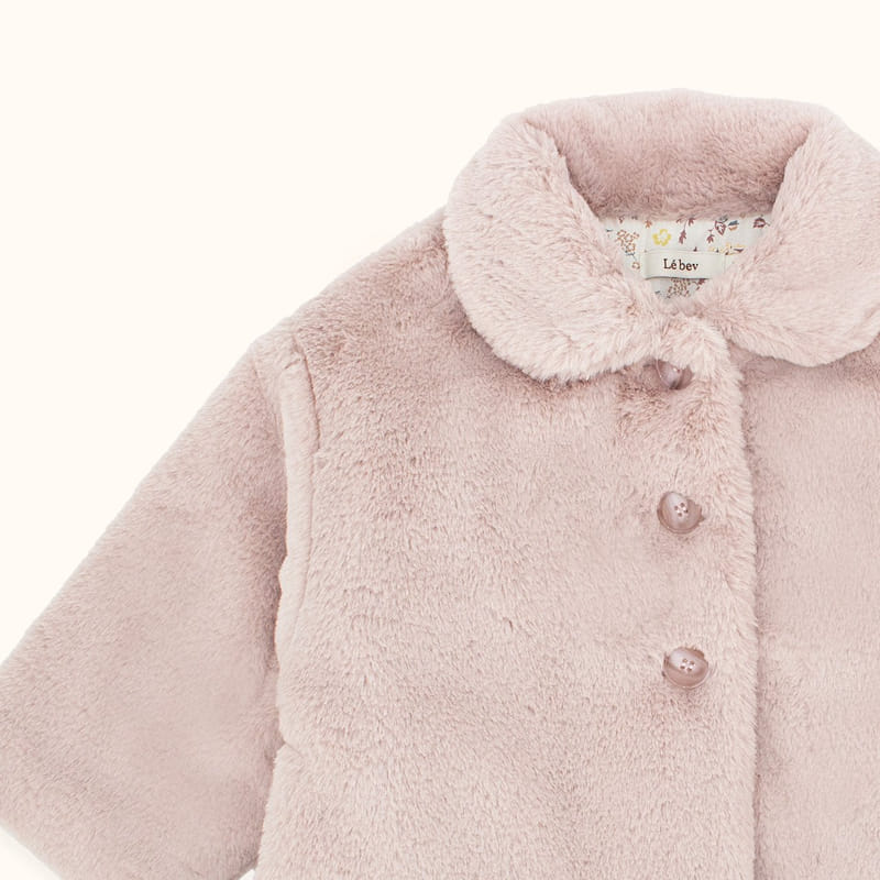 LE BEV - Korean Children Fashion - #Kfashion4kids - Pink Candy Coat - 2