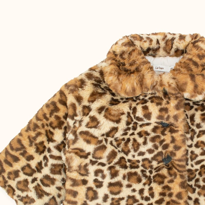 LE BEV - Korean Children Fashion - #Kfashion4kids - Leopard Coat - 2