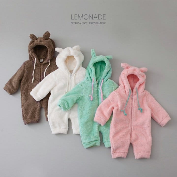 LEMONADE - Korean Children Fashion - #Kfashion4kids - Warm Fleece Bodysuit
