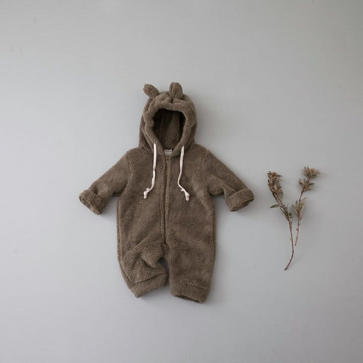 LEMONADE - Korean Children Fashion - #Kfashion4kids - Warm Fleece Bodysuit - 2