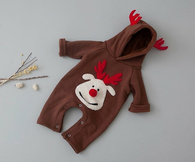 LEMONADE - Korean Children Fashion - #Kfashion4kids - Rudolph Fleece Bodysuit - 11