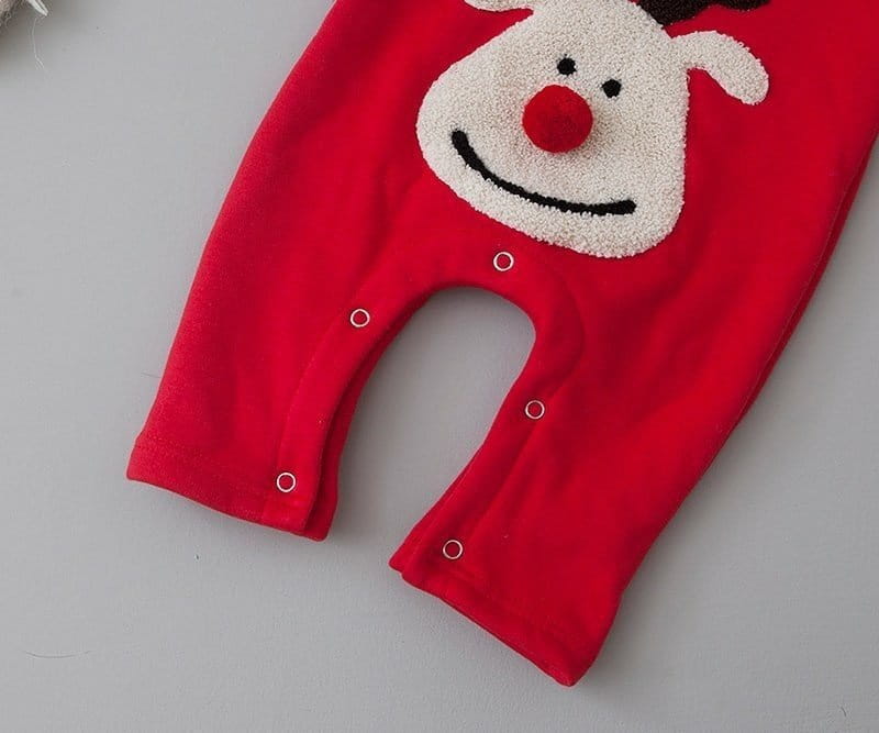LEMONADE - Korean Children Fashion - #Kfashion4kids - Rudolph Fleece Bodysuit - 7
