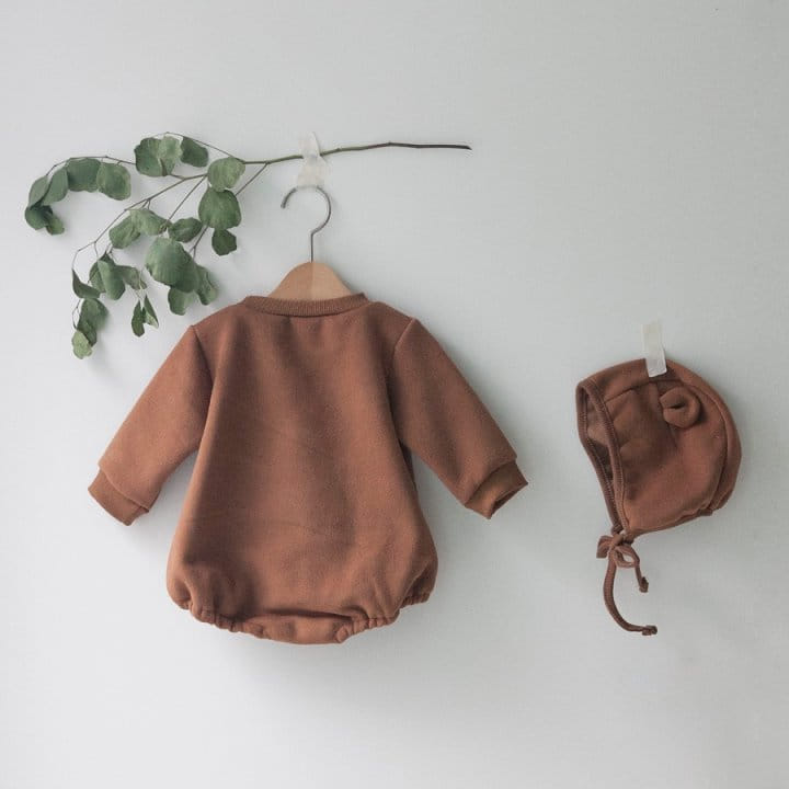 LEMONADE - Korean Children Fashion - #Kfashion4kids - Coco Bodysuit with Bonnet - 2