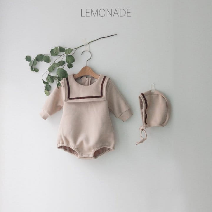 LEMONADE - Korean Children Fashion - #Kfashion4kids - Monshell Bodysuit with Bonnet