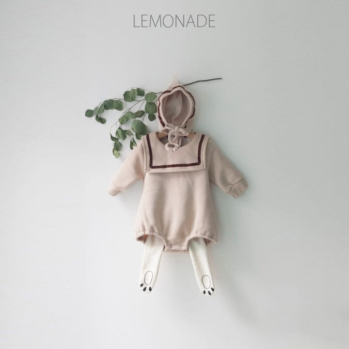 LEMONADE - Korean Children Fashion - #Kfashion4kids - Monshell Bodysuit with Bonnet - 3