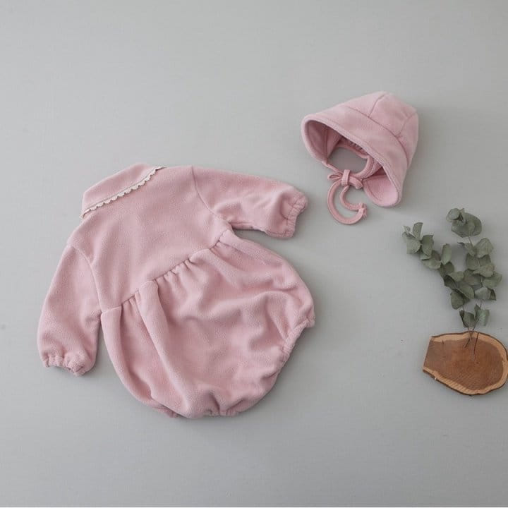 LEMONADE - Korean Children Fashion - #Kfashion4kids - Daally Bodysuit with Bonnet - 7