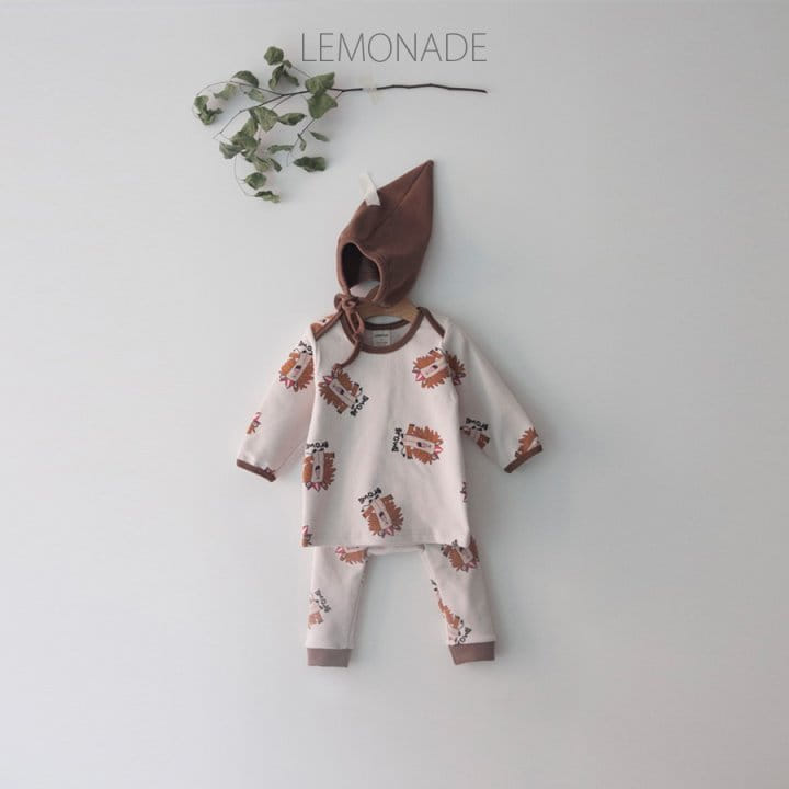 LEMONADE - Korean Children Fashion - #Kfashion4kids - Growl Easyweat with Bonnet