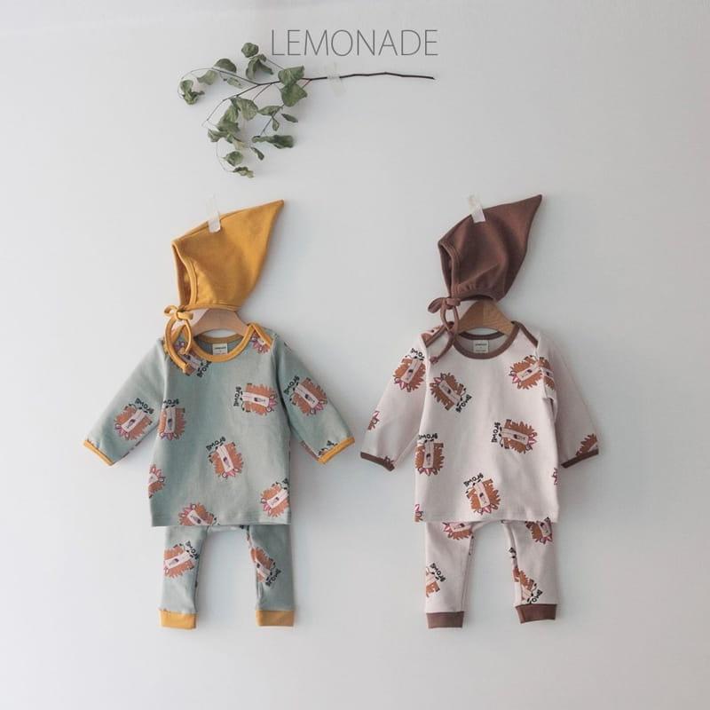 LEMONADE - Korean Children Fashion - #Kfashion4kids - Growl Easyweat with Bonnet - 12