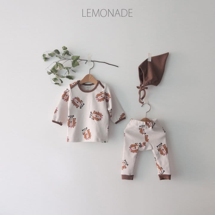 LEMONADE - Korean Children Fashion - #Kfashion4kids - Growl Easyweat with Bonnet - 2