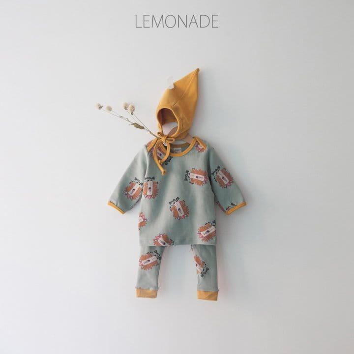 LEMONADE - Korean Children Fashion - #Kfashion4kids - Growl Easyweat with Bonnet - 6