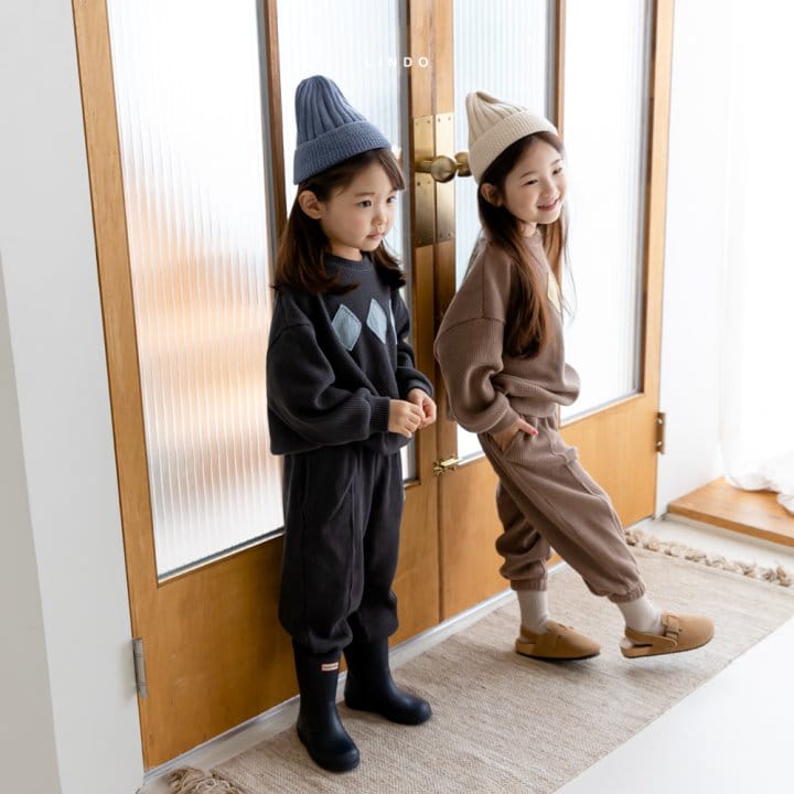LINDO - Korean Children Fashion - #Kfashion4kids - Damon Waffle Sweatshirt - 3
