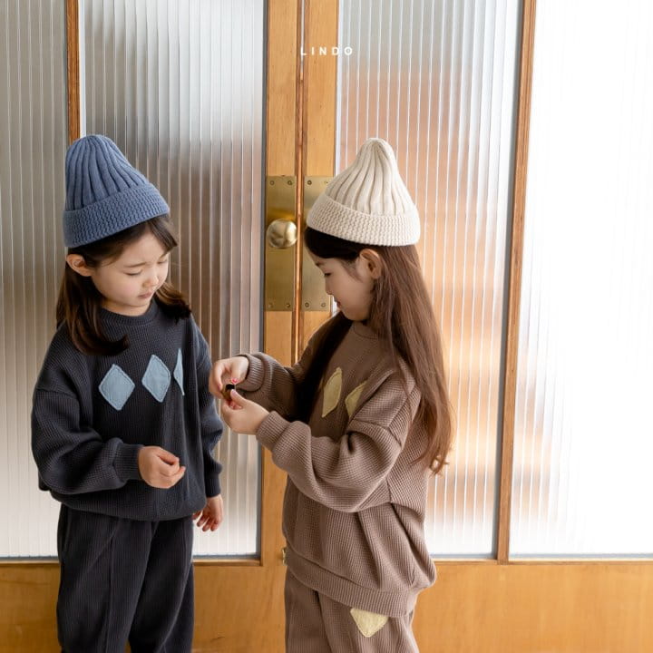 LINDO - Korean Children Fashion - #Kfashion4kids - Damon Waffle Jogger Pants - 10