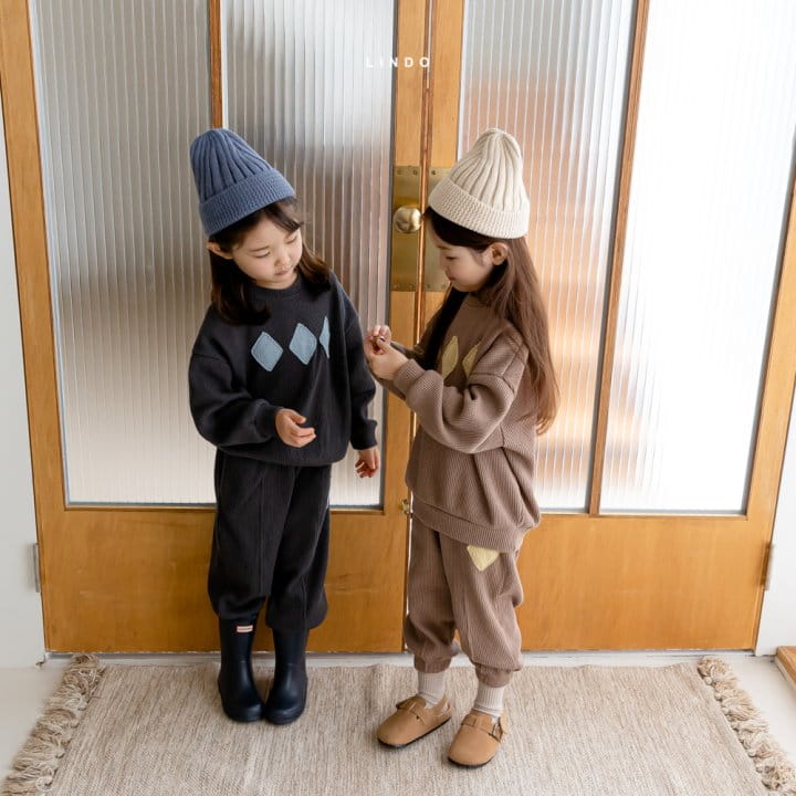 LINDO - Korean Children Fashion - #Kfashion4kids - Damon Waffle Jogger Pants - 11