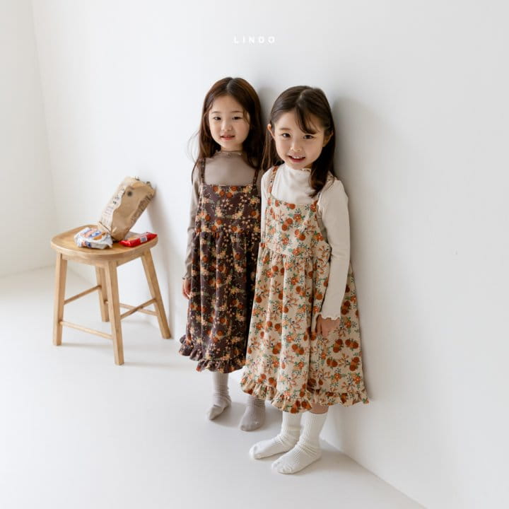 LINDO - Korean Children Fashion - #Kfashion4kids - Warm Corduroy One-piece - 2
