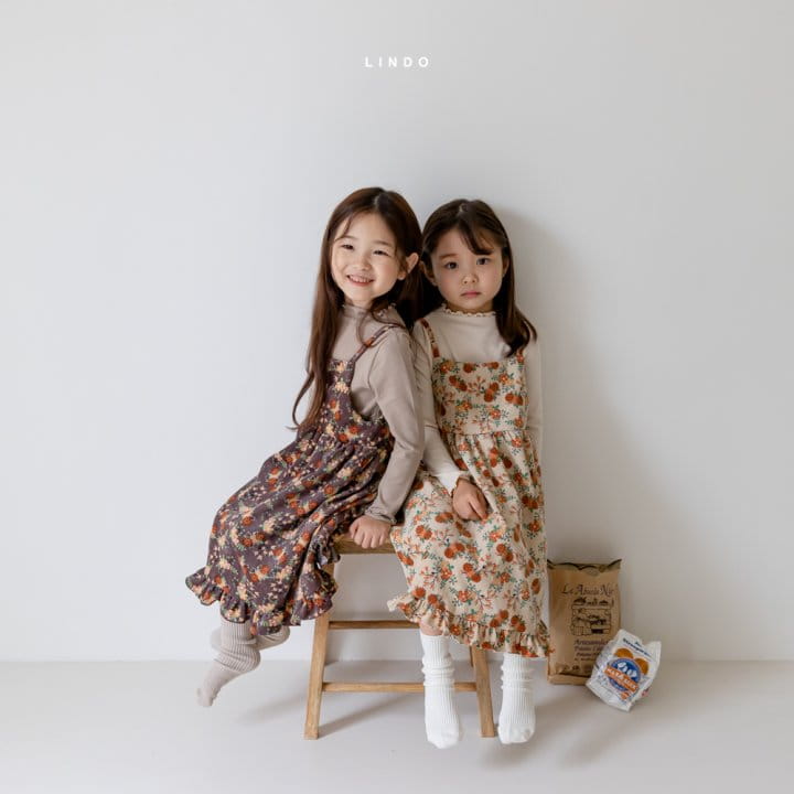 LINDO - Korean Children Fashion - #Kfashion4kids - Warm Corduroy One-piece - 4
