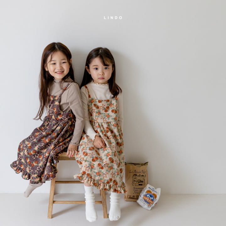 LINDO - Korean Children Fashion - #Kfashion4kids - Warm Corduroy One-piece - 6