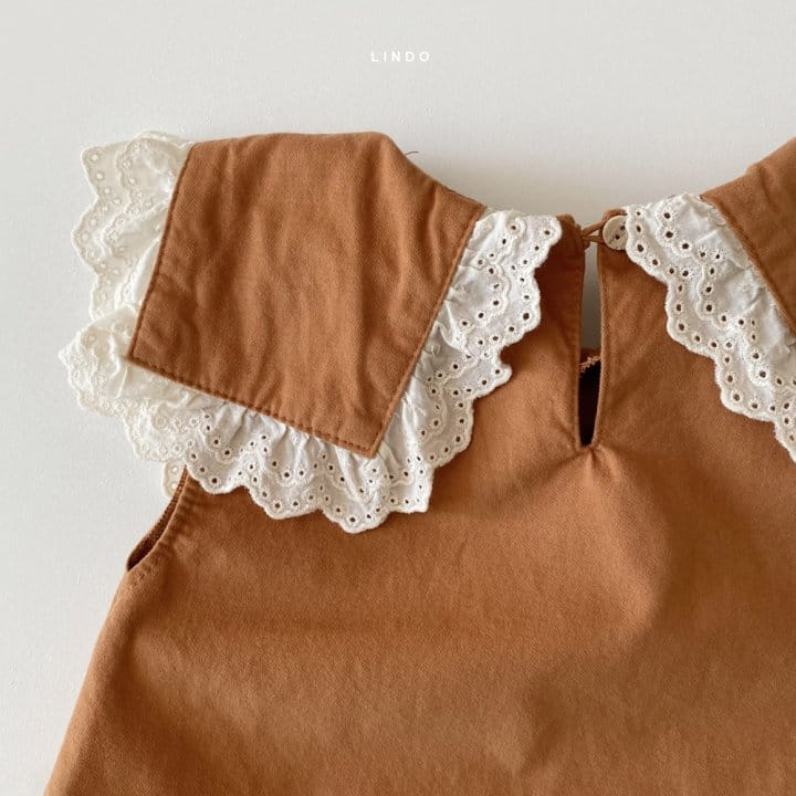LINDO - Korean Children Fashion - #Kfashion4kids - Square Collar One-piece - 7