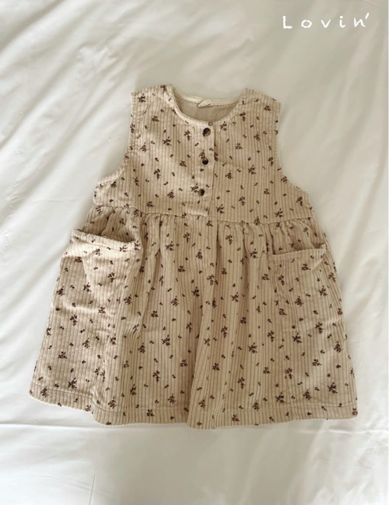 LOVIN - Korean Children Fashion - #Kfashion4kids - Flower One-piece - 3