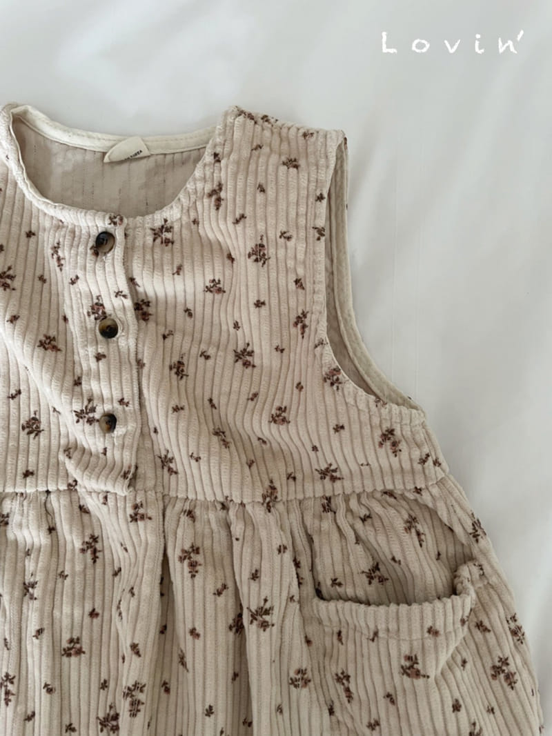 LOVIN - Korean Children Fashion - #Kfashion4kids - Flower One-piece - 4
