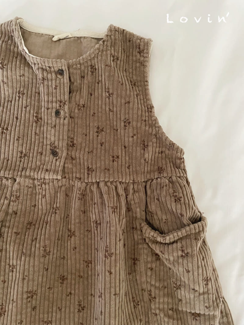 LOVIN - Korean Children Fashion - #Kfashion4kids - Flower One-piece - 5