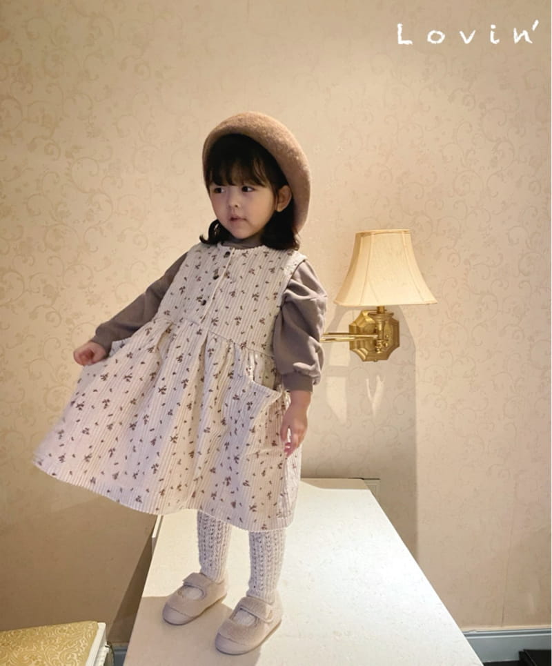 LOVIN - Korean Children Fashion - #Kfashion4kids - Flower One-piece - 9