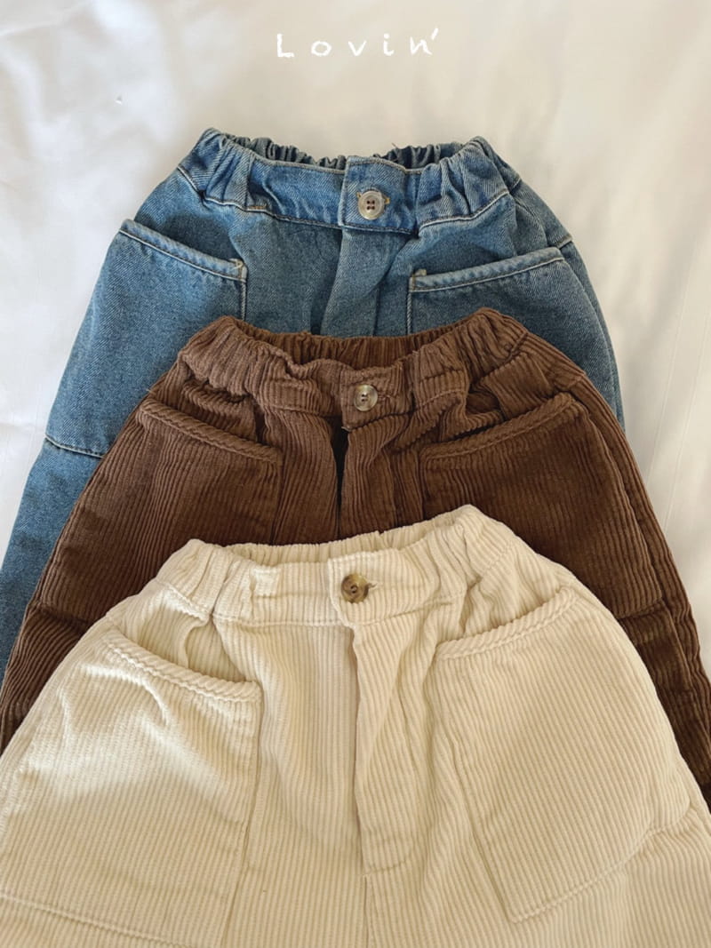 LOVIN - Korean Children Fashion - #Kfashion4kids - Pocket Pants