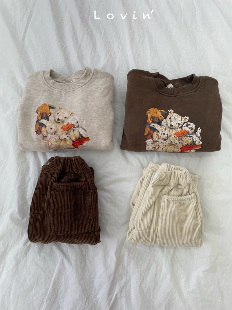 LOVIN - Korean Children Fashion - #Kfashion4kids - Old Bear Sweatshirt