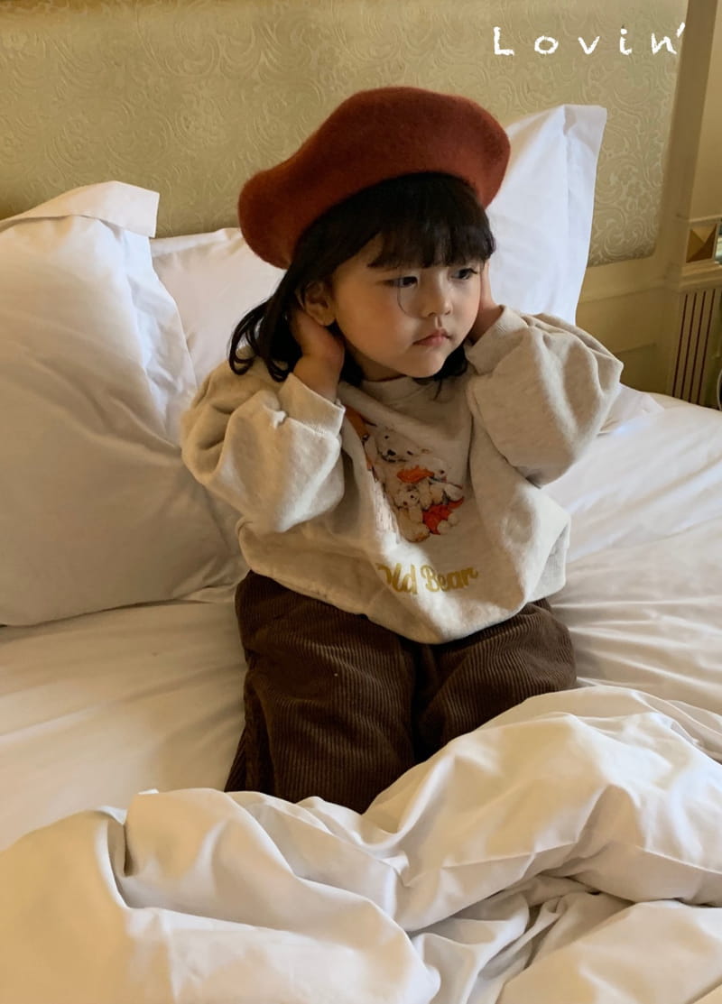 LOVIN - Korean Children Fashion - #Kfashion4kids - Old Bear Sweatshirt - 12