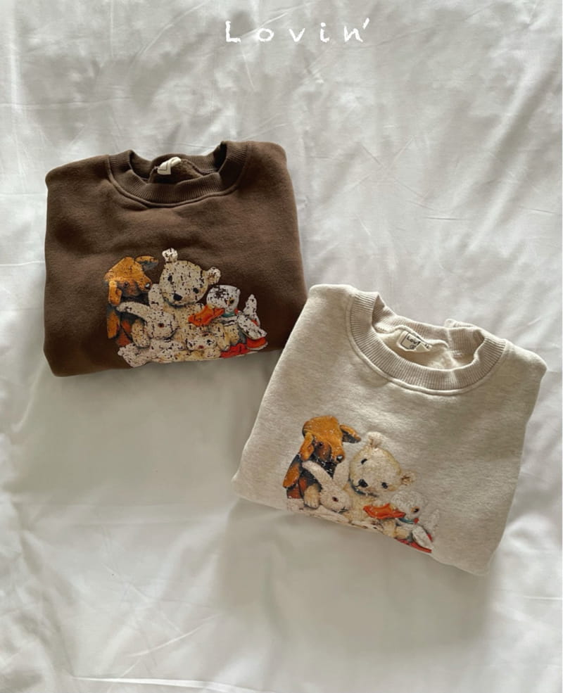 LOVIN - Korean Children Fashion - #Kfashion4kids - Old Bear Sweatshirt - 2