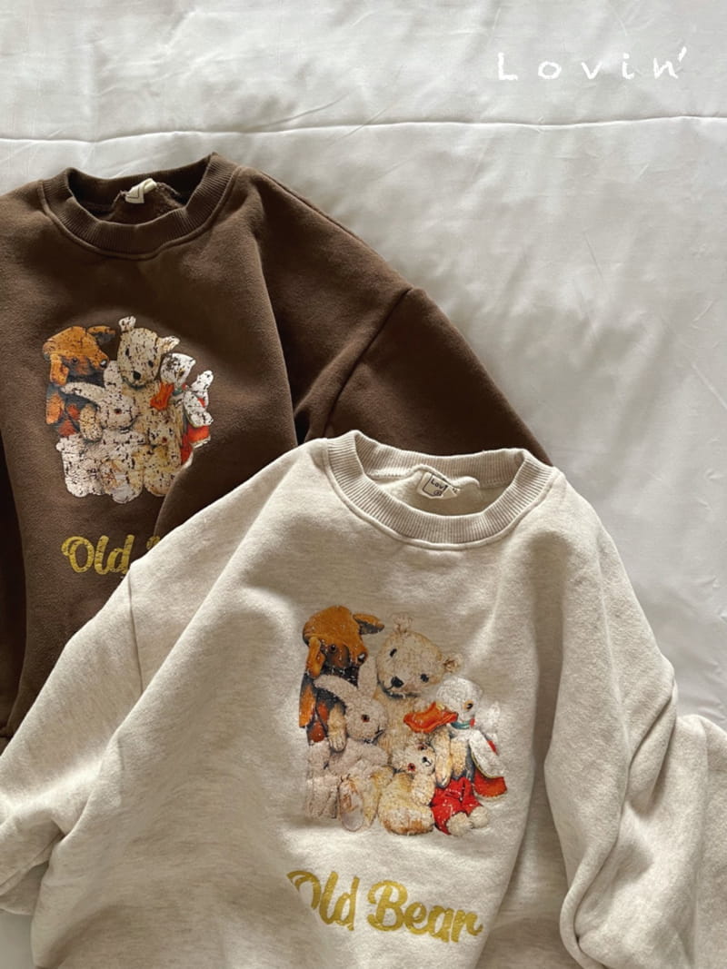 LOVIN - Korean Children Fashion - #Kfashion4kids - Old Bear Sweatshirt - 3