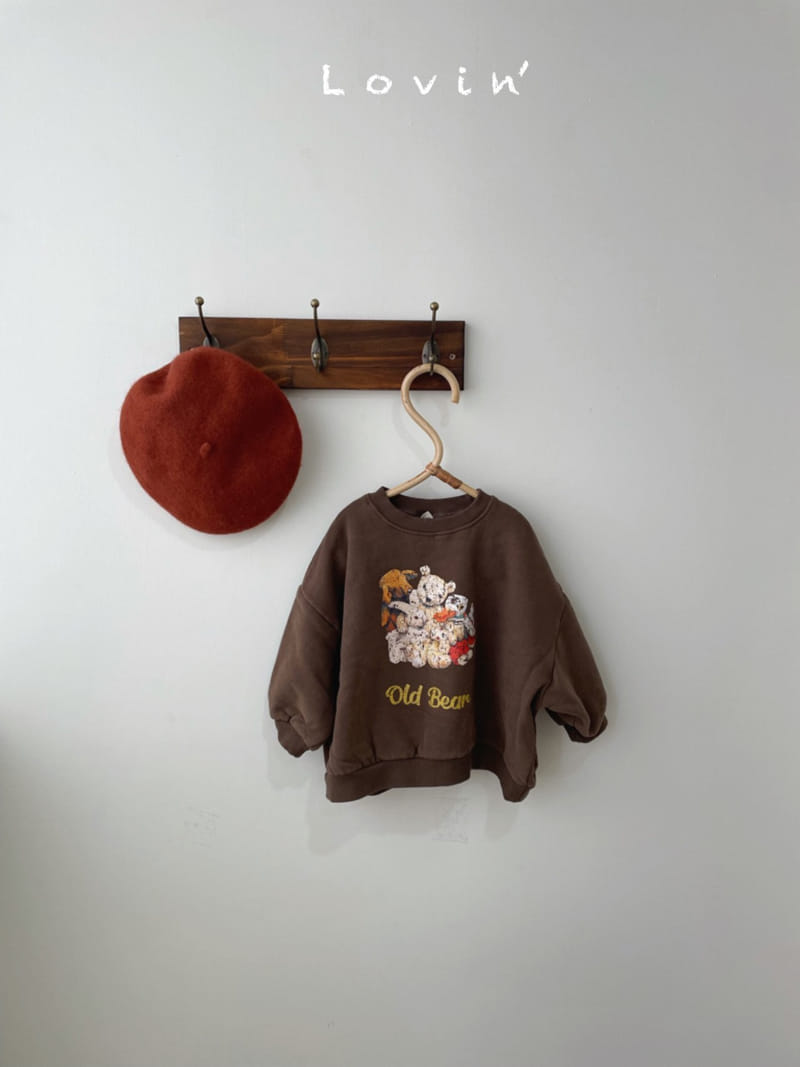 LOVIN - Korean Children Fashion - #Kfashion4kids - Old Bear Sweatshirt - 4